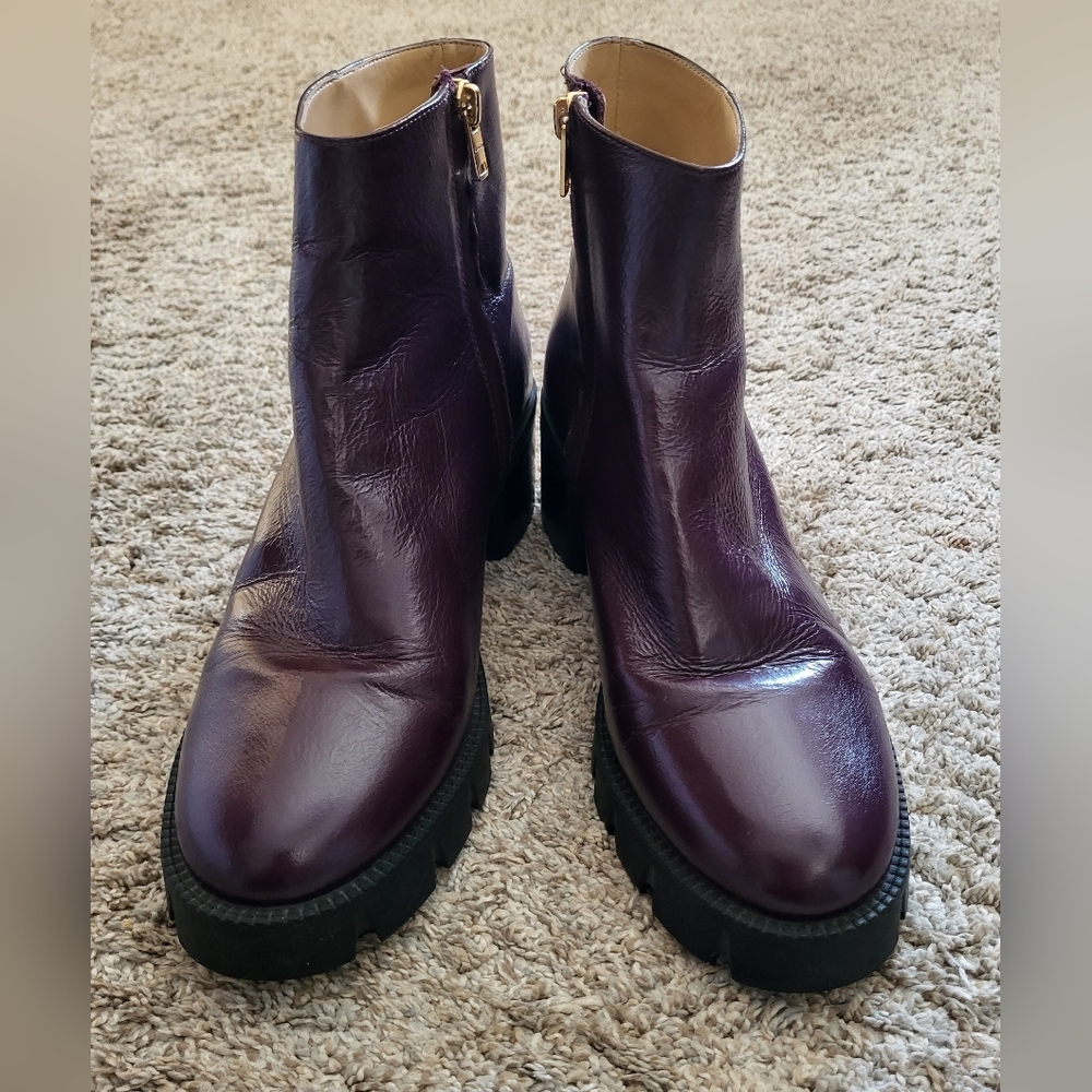 Eggplant Purple Booties - Picture 6 of 7